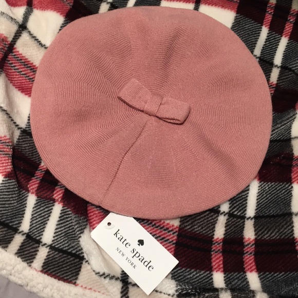 Kate Spade Beret Hat In Pink | Poshmark